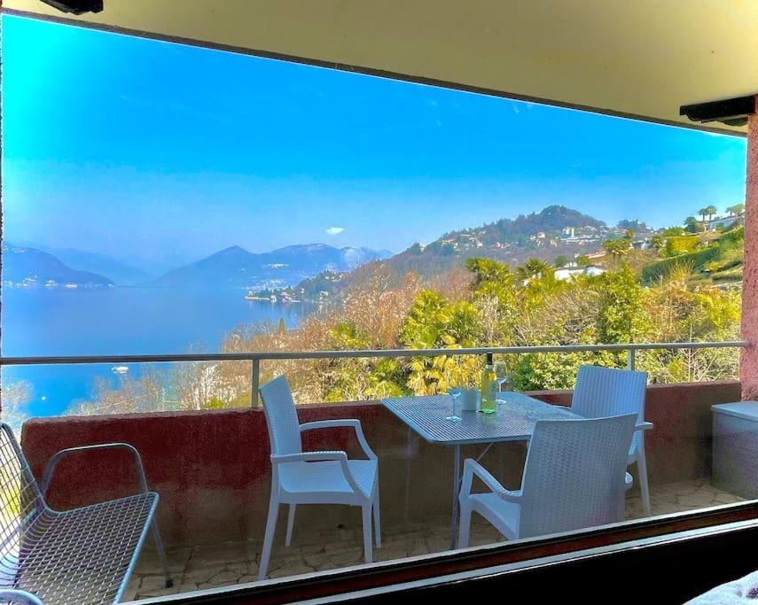 Ferienwohnung Studio Belvedere Brezzo Dış mekan fotoğraf