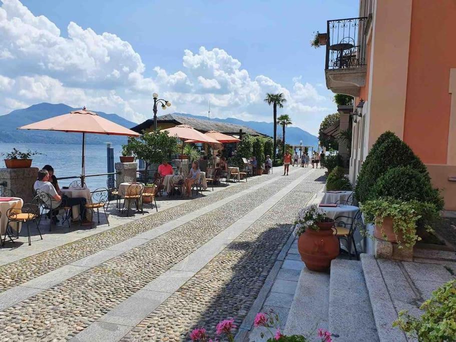 Ferienwohnung Studio Belvedere Brezzo Dış mekan fotoğraf